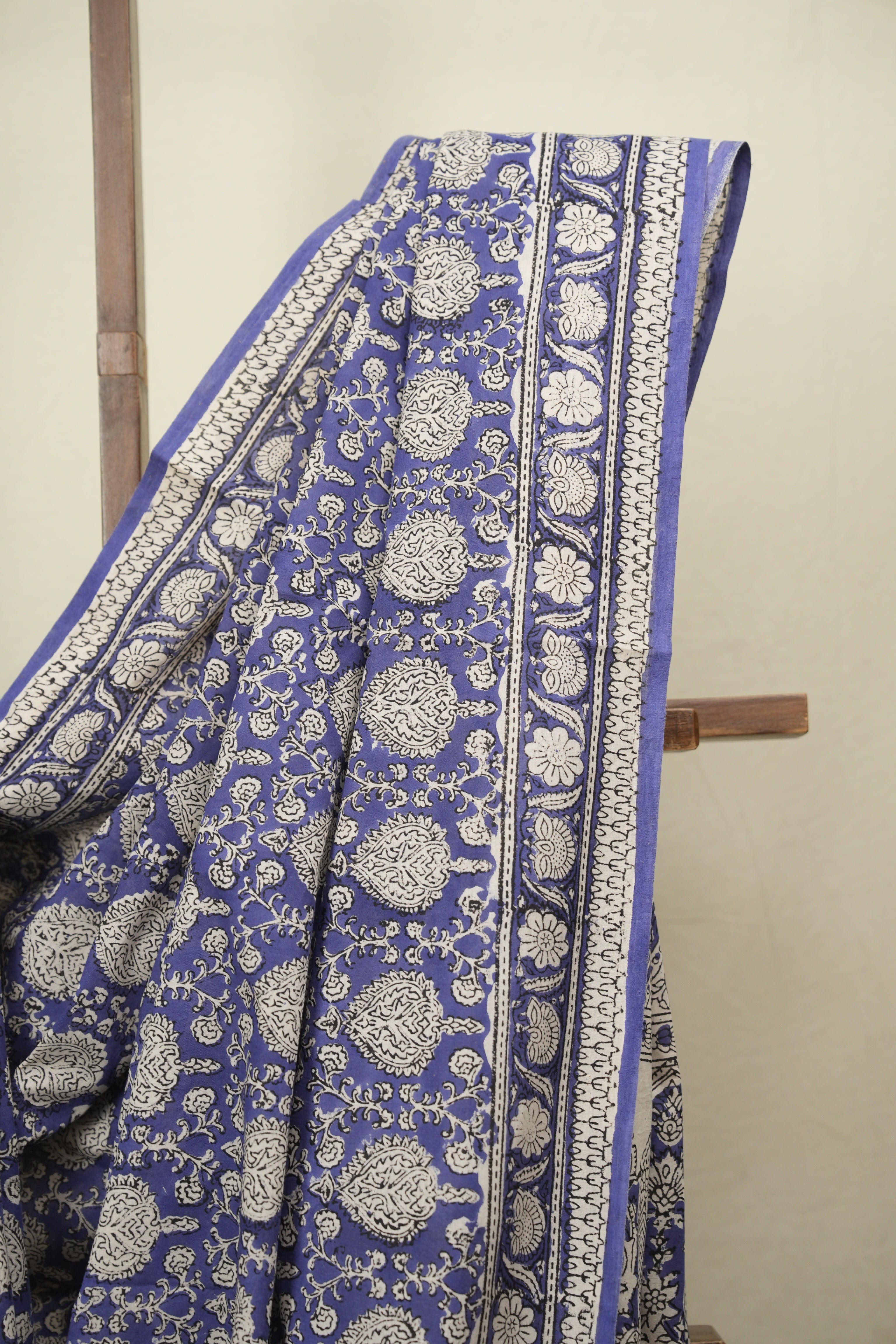 Blue HBP Cotton Saree - SRBCS3691