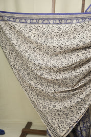 Blue HBP Cotton Saree - SRBCS3691