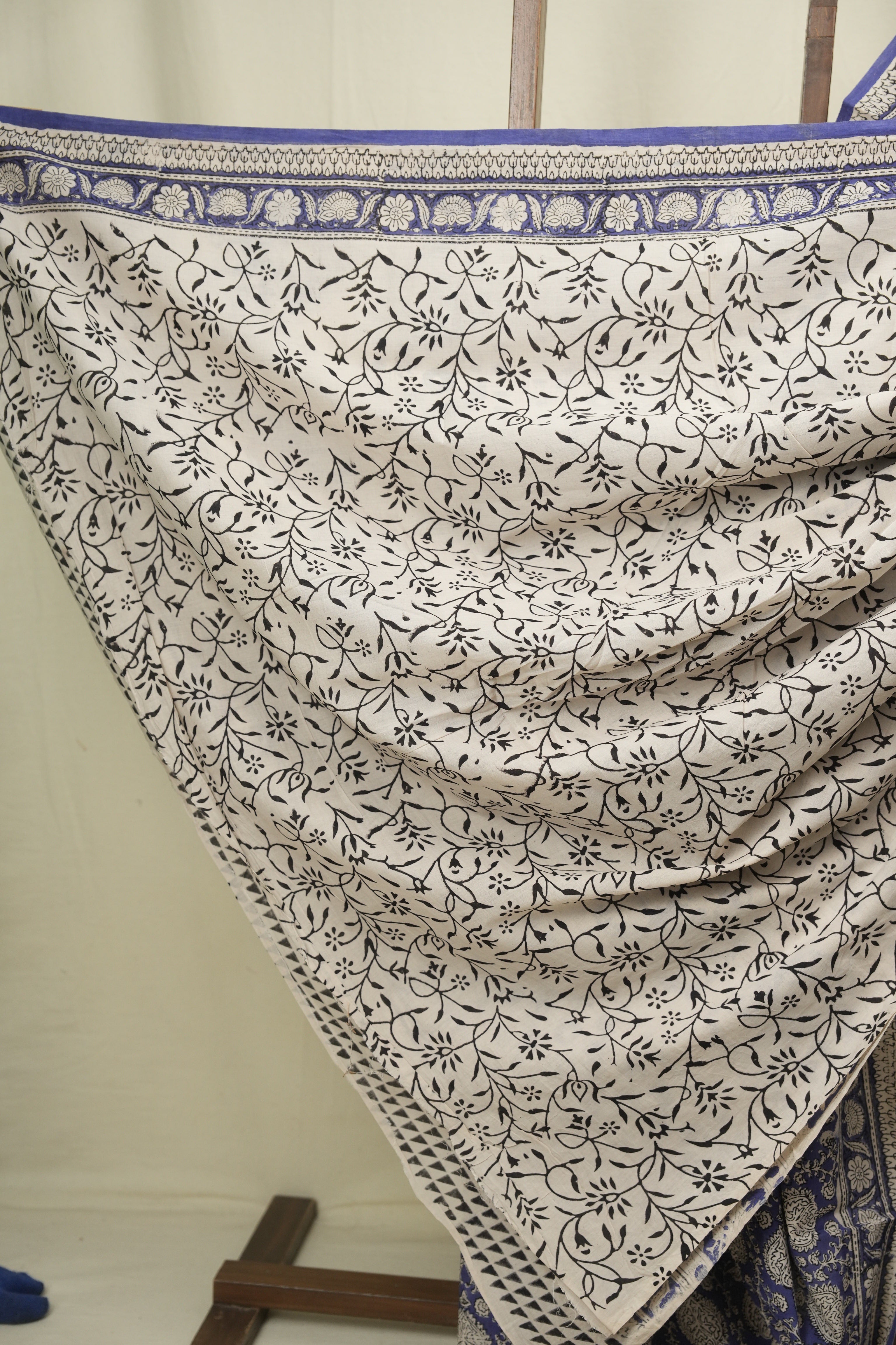 Blue HBP Cotton Saree - SRBCS3691