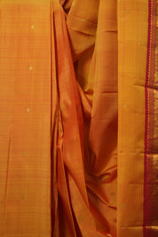 Golden Yellow Kanjivaram Silk Saree - SRGYKSS989