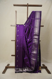Purple Silk Paithani Saree - SRPSPS752