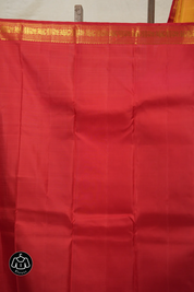 Golden Yellow Kanjivaram Silk Saree - SRGYKSS989