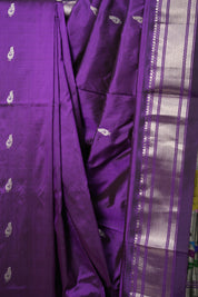 Purple Silk Paithani Saree - SRPSPS752