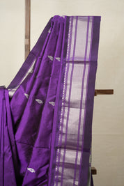 Purple Silk Paithani Saree - SRPSPS752