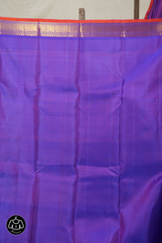 Two Tone Purple Kanjivaram Silk Saree - SRTTPKSS991
