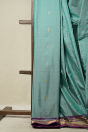 Rama Green Silk Paithani Saree - SRRGSPS751