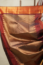 Sand Kanjivaram Silk Saree - SRSKSS1012