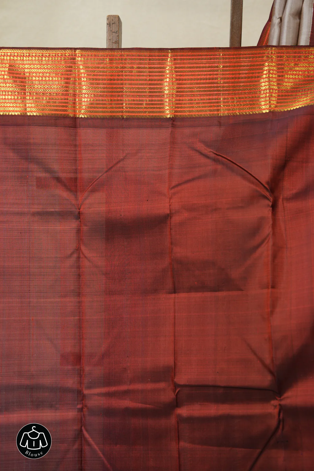 Sand Kanjivaram Silk Saree - SRSKSS1012