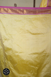 Light Yellow Silk Paithani Saree - SRLYSPS749