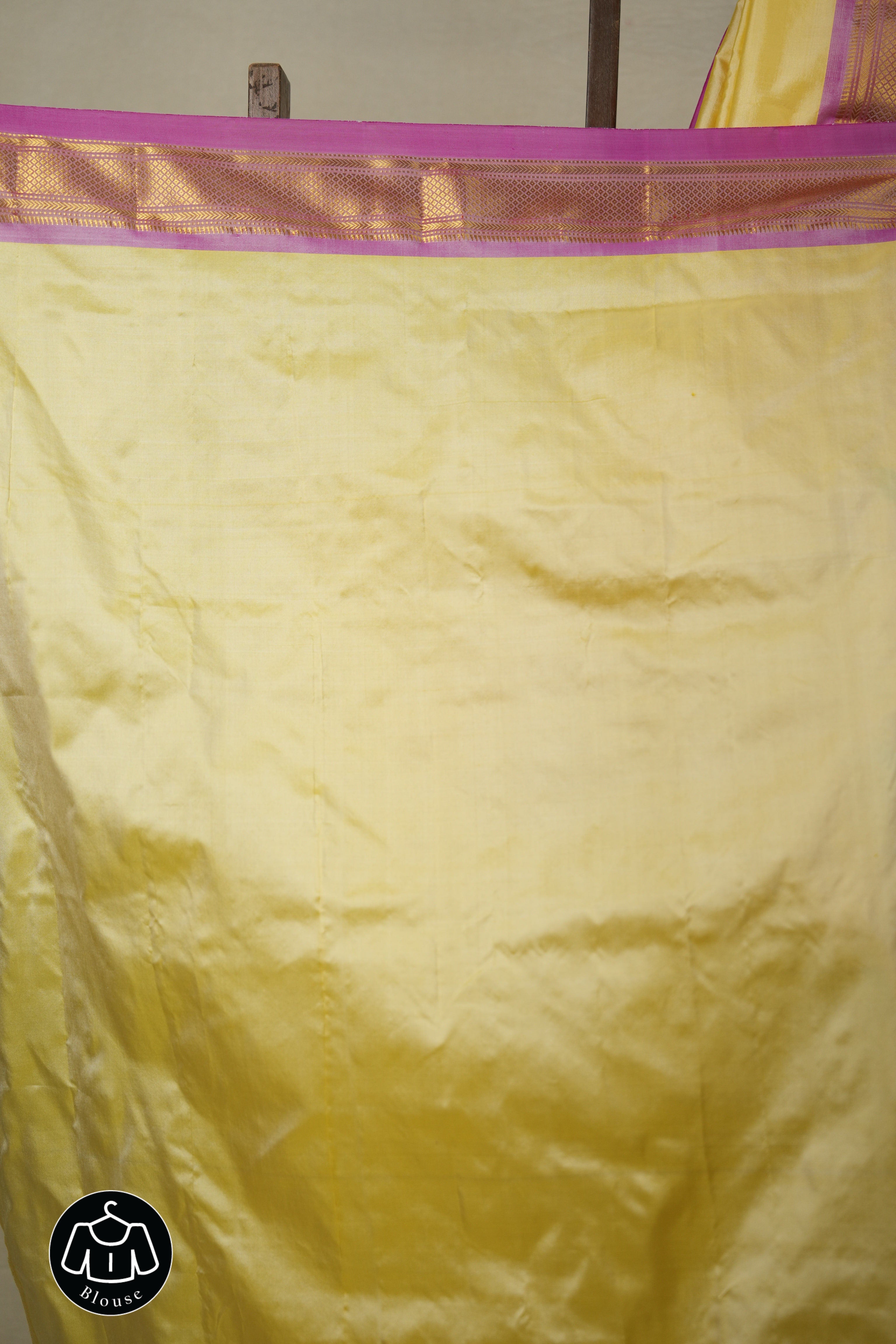Light Yellow Silk Paithani Saree - SRLYSPS749