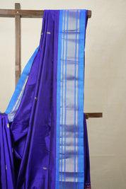 Royal Blue Silk Paithani Saree - SRRBSPS738