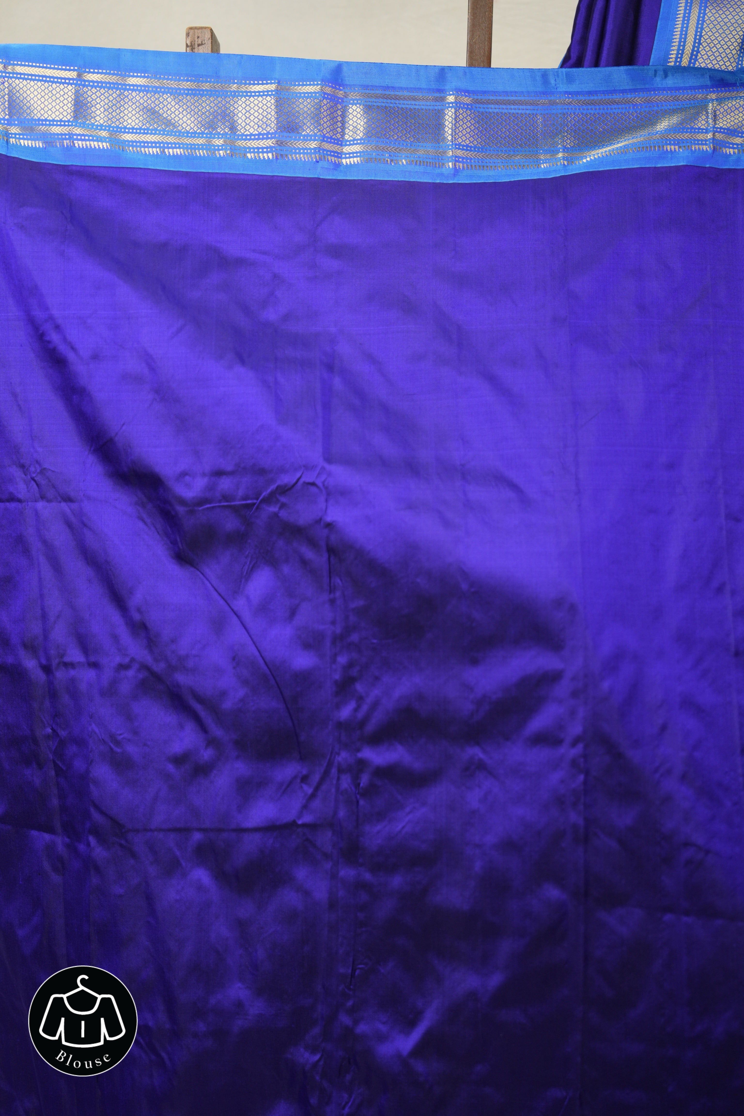 Royal Blue Silk Paithani Saree - SRRBSPS738
