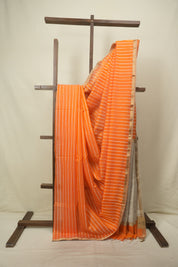 Orange Maheshwari Saree - SROMS1376
