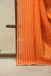 Orange Maheshwari Saree - SROMS1376