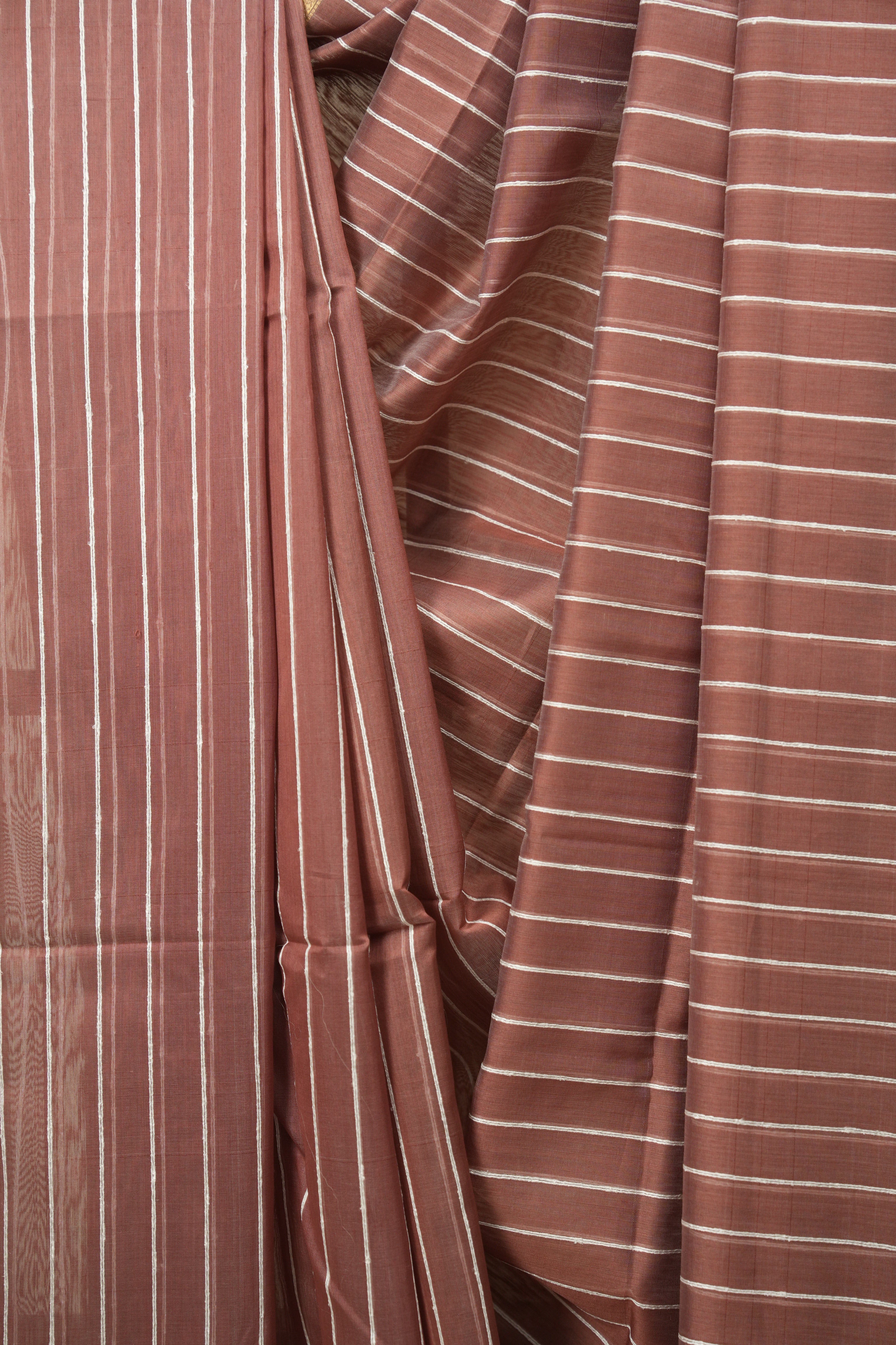 Maroon Maheshwari Saree - SRMMS1373