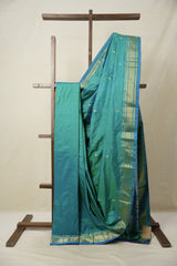 Peacock Green Silk Paithani Saree - SRPGSPS740