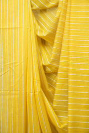 Yellow Maheshwari Saree - SRYMS1370