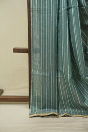Teal Maheshwari Saree - SRTMS1369