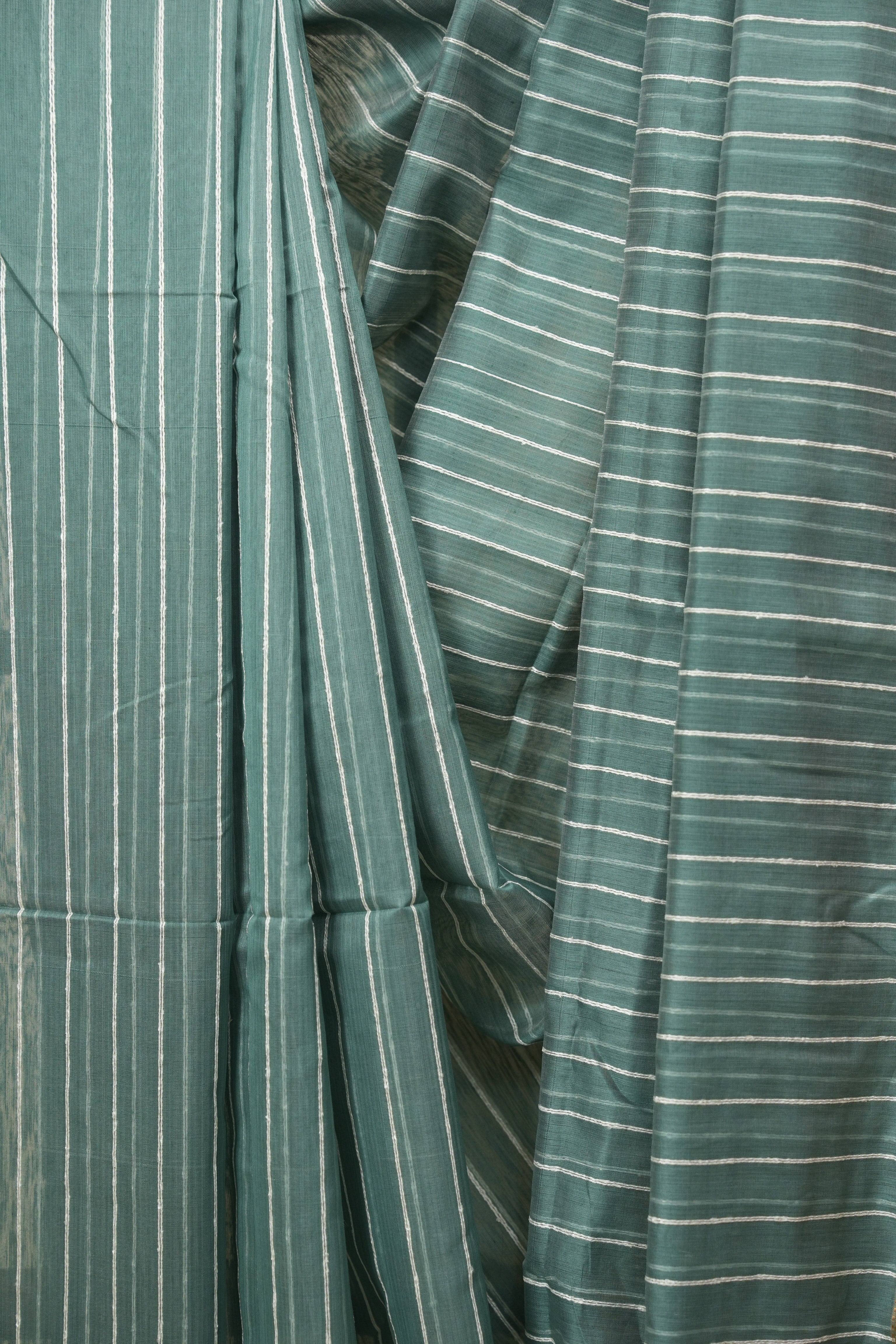 Teal Maheshwari Saree - SRTMS1369