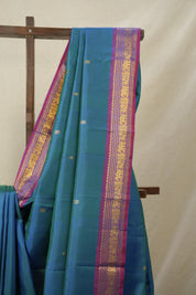 Peacock Green Kanjivaram Silk Saree - SRPGKSS996