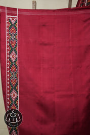 Red Rajkot Patola Silk Saree - Saavari - SSRRPSS11