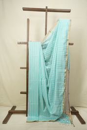 Aqua Maheshwari Saree - SRAMS1375