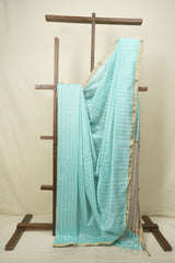 Aqua Maheshwari Saree - SRAMS1375