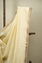 Cream Maheshwari Saree - SRCMS1372