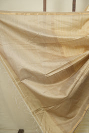 Cream Maheshwari Saree - SRCMS1372