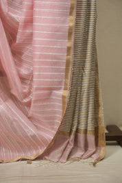 Baby Pink Maheshwari Saree - SRBPMS1374