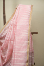 Baby Pink Maheshwari Saree - SRBPMS1374