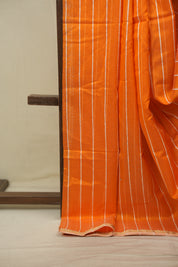 Orange Maheshwari Saree - SROMS1371