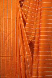 Orange Maheshwari Saree - SROMS1371