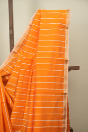 Orange Maheshwari Saree - SROMS1371