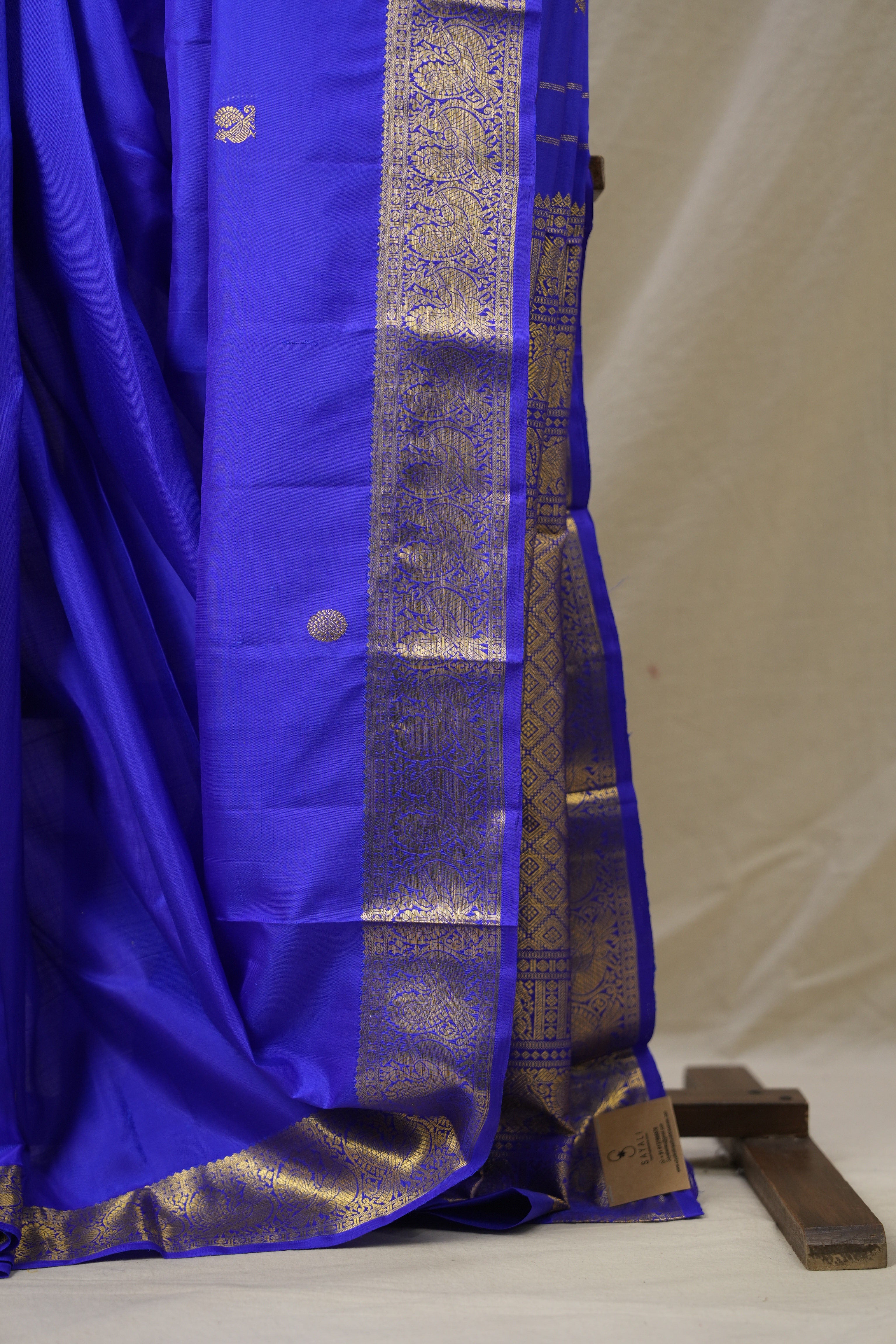 Blue Kanjivaram Silk Saree - SRBKSS1001
