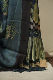 Blue HBP Modal Silk Saree - SRBMSS726
