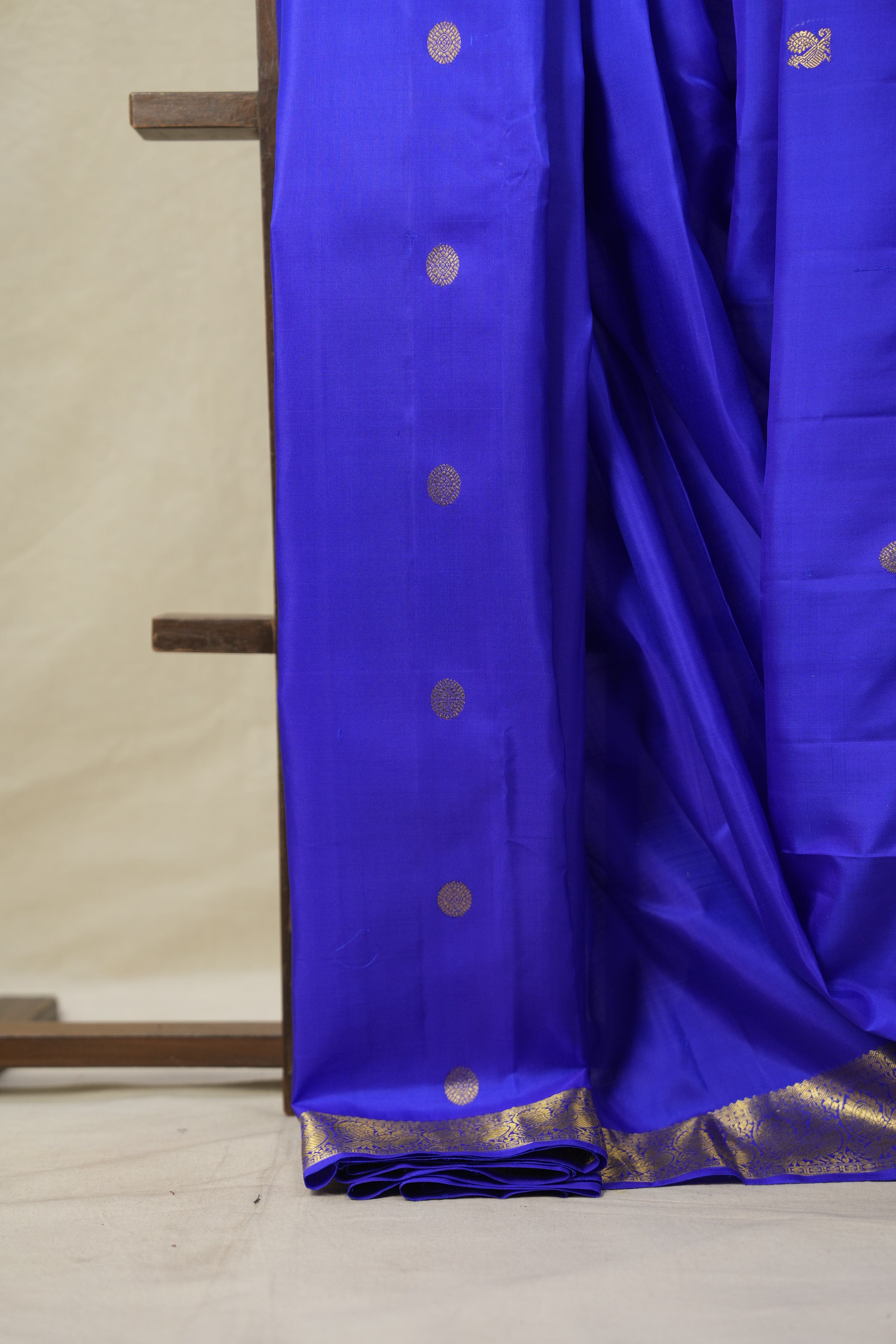Blue Kanjivaram Silk Saree - SRBKSS1001