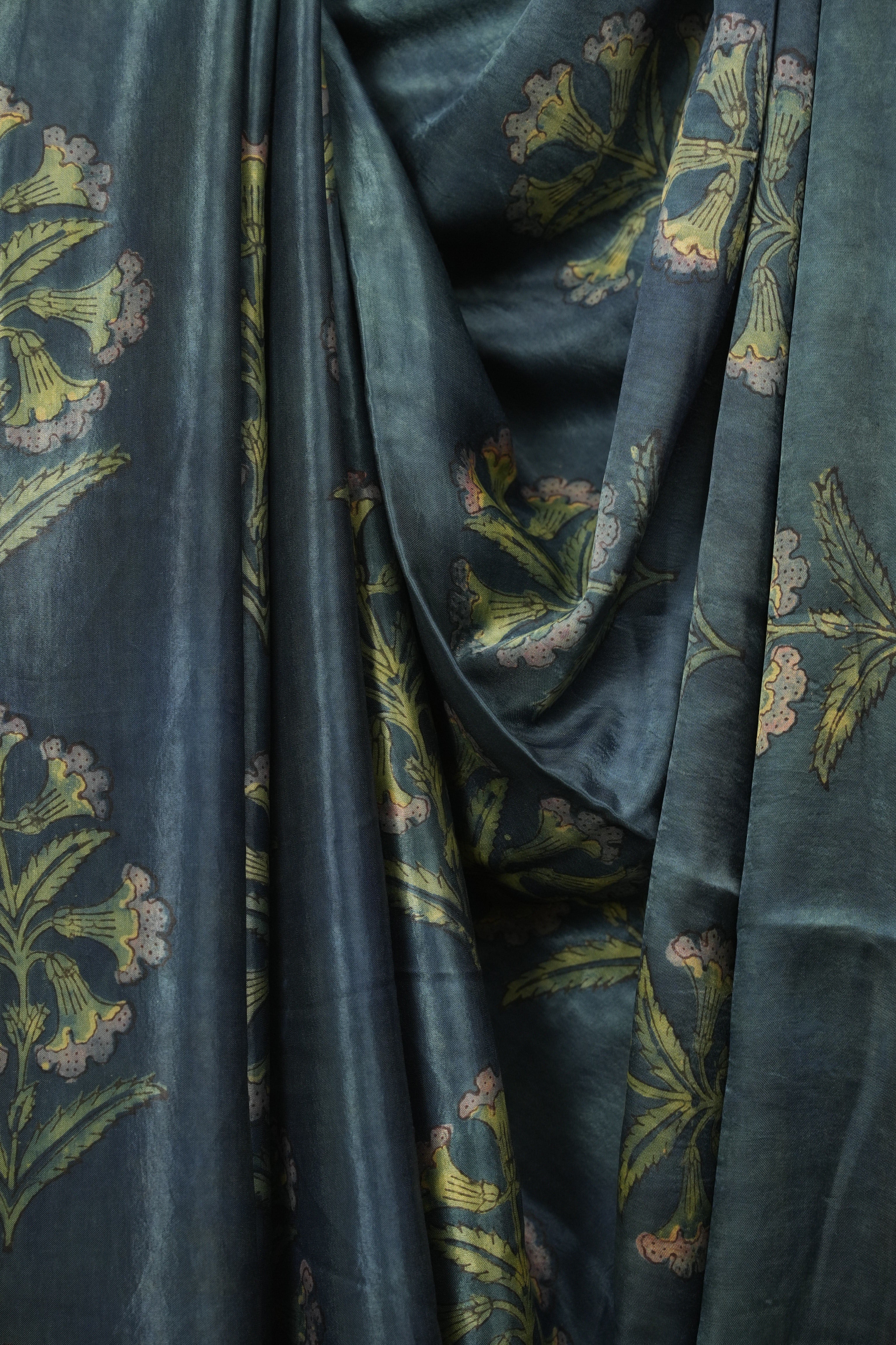 Blue HBP Modal Silk Saree - SRBMSS726