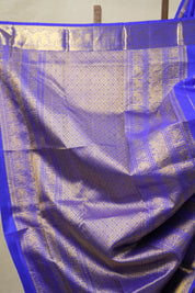 Blue Kanjivaram Silk Saree - SRBKSS1001