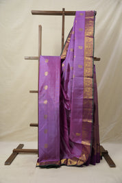 Lavender Kanjivaram Silk Saree - SRLKSS1007