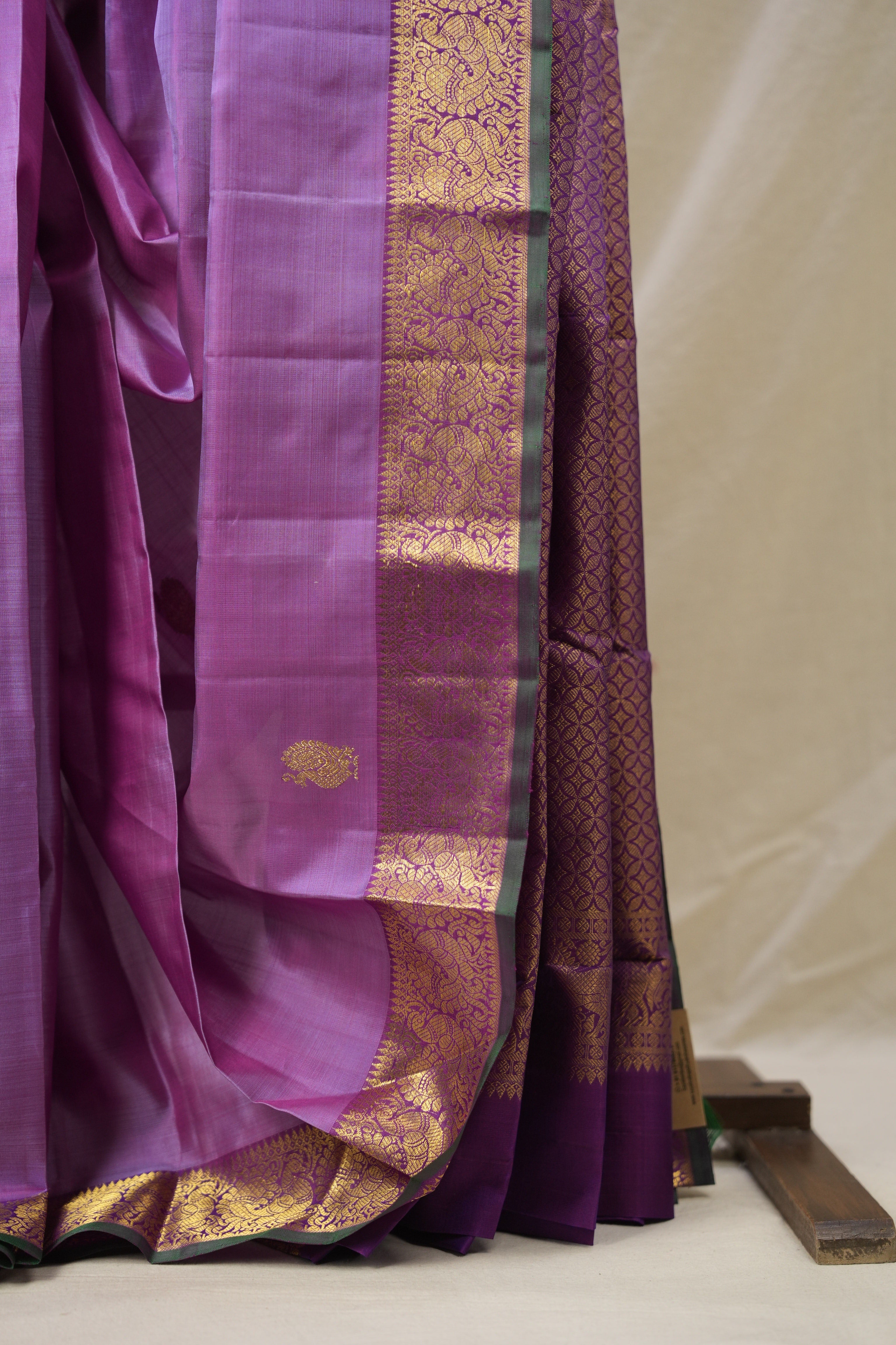 Lavender Kanjivaram Silk Saree - SRLKSS1007