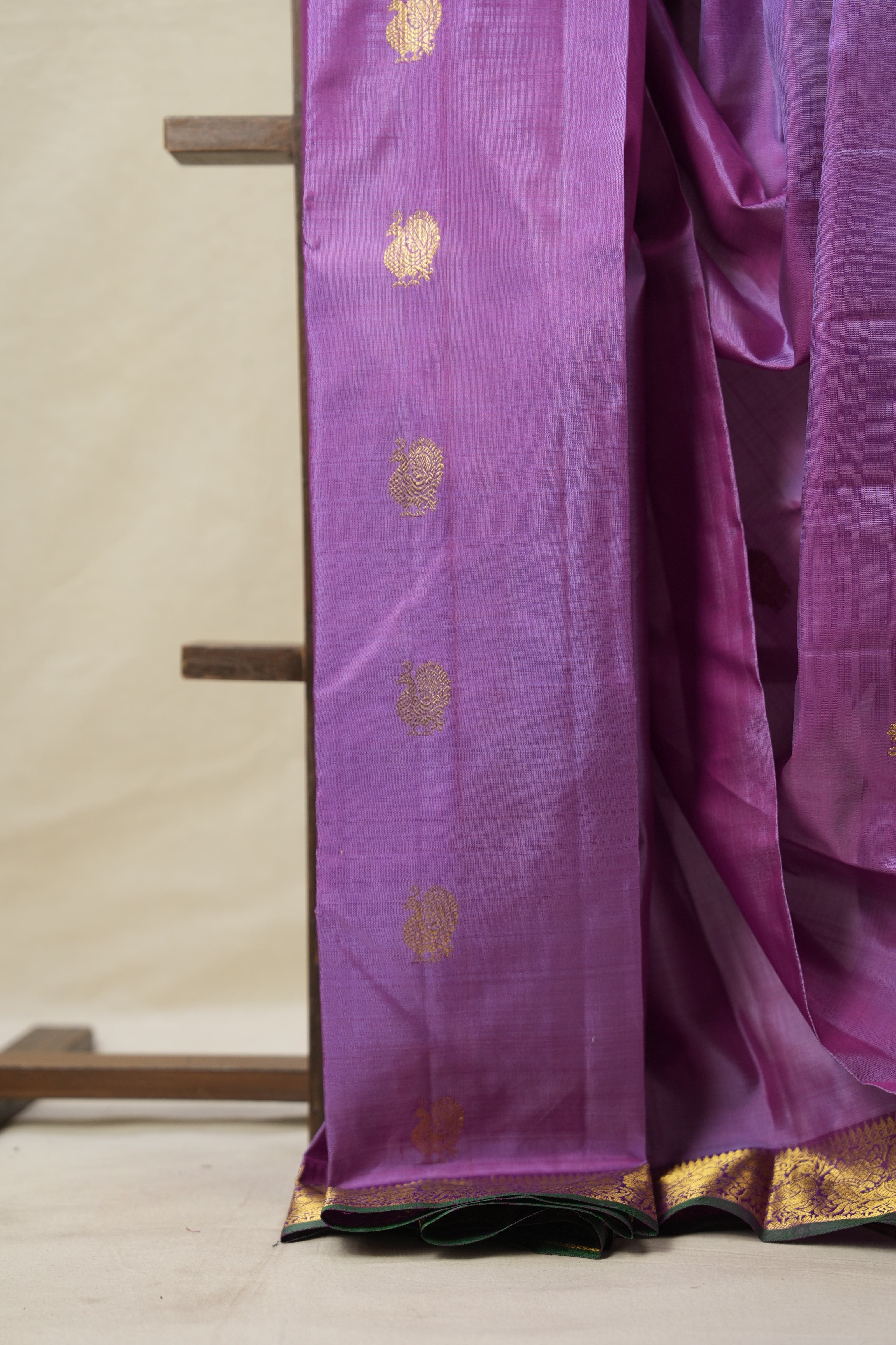 Lavender Kanjivaram Silk Saree - SRLKSS1007