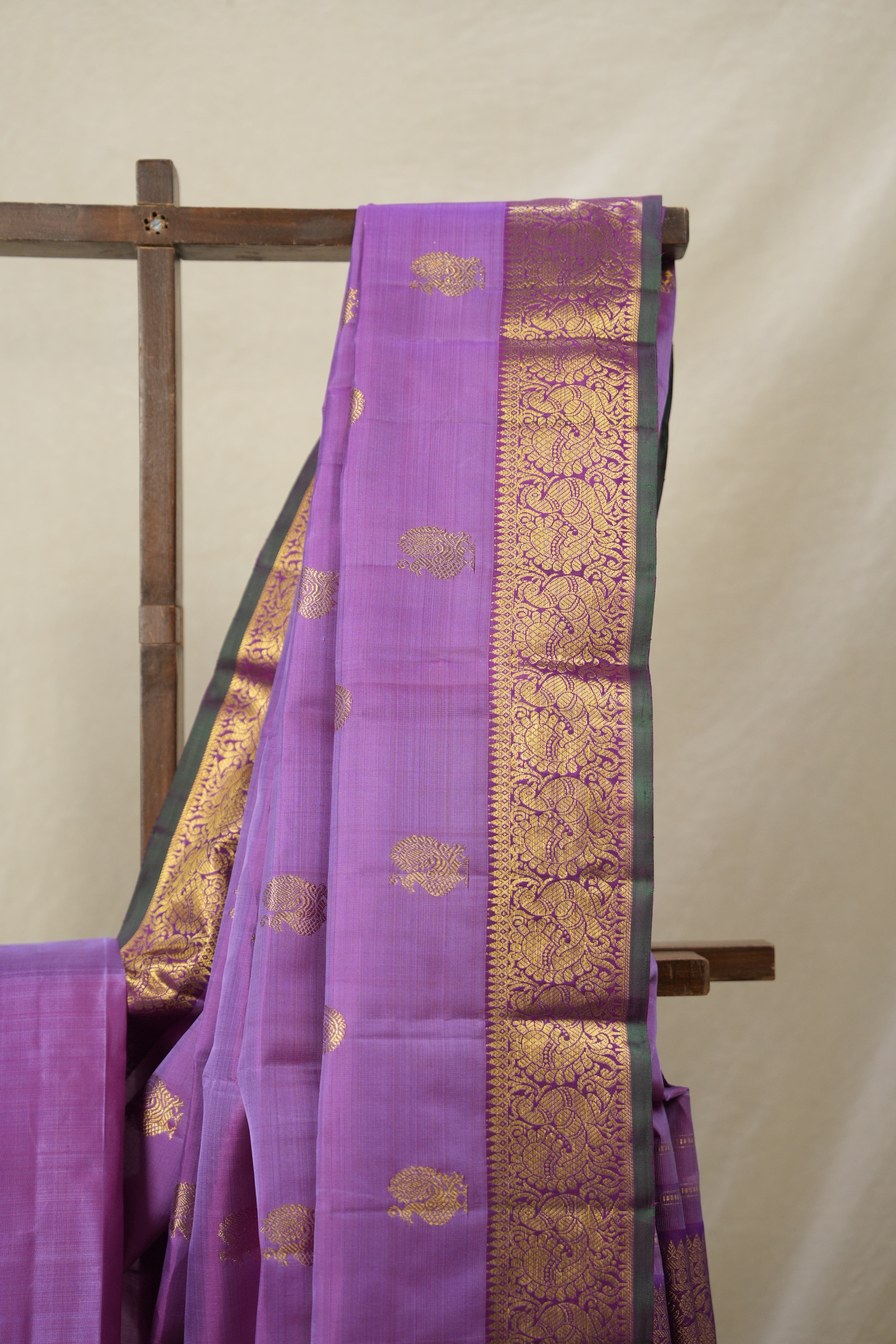 Lavender Kanjivaram Silk Saree - SRLKSS1007
