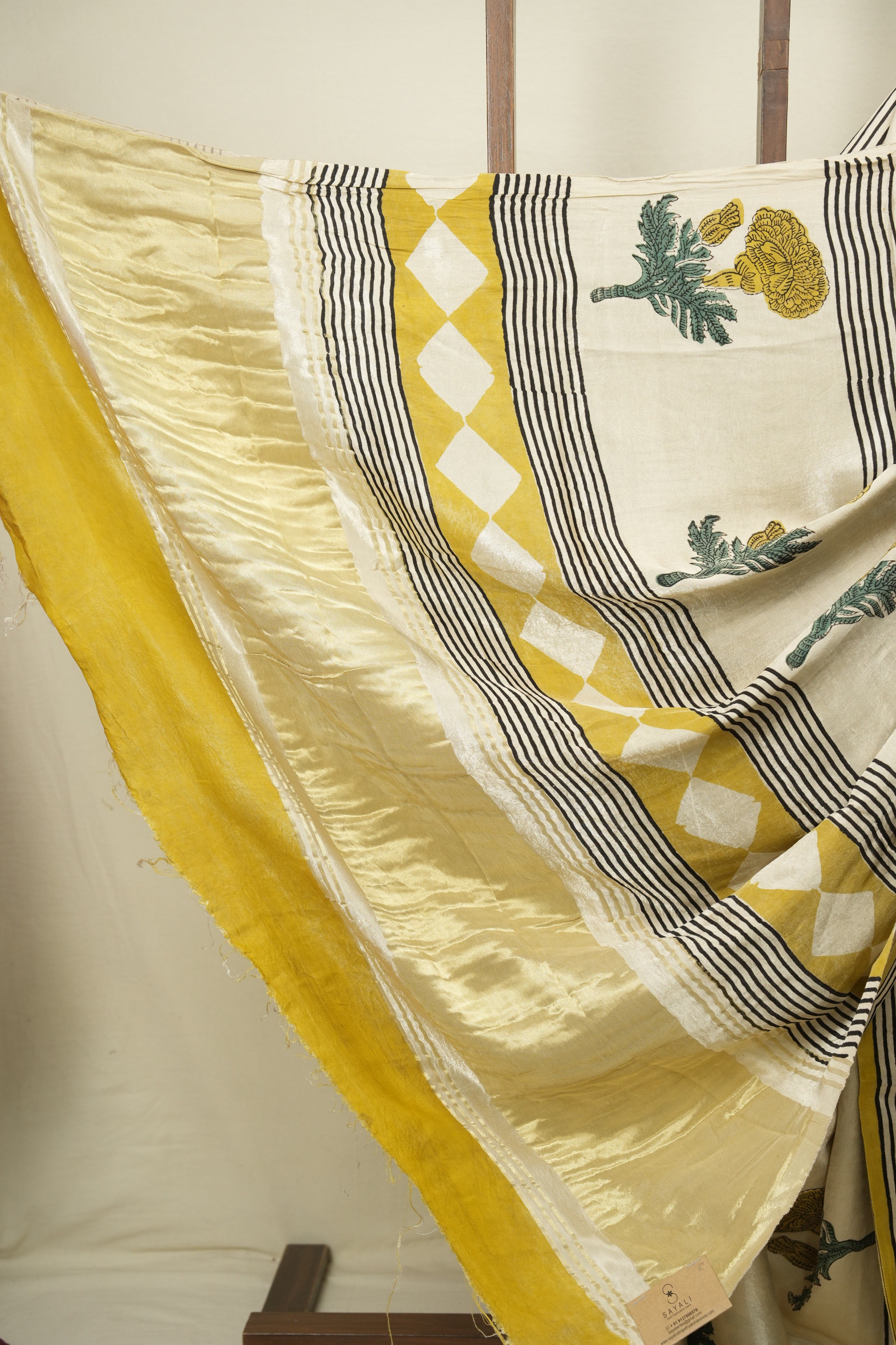 Off -White HBP Modal Silk Saree - SROWMSS731