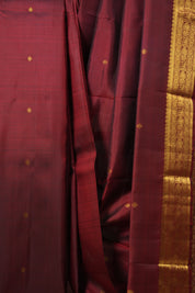 Maroon Kanjivaram Silk Saree - SRMKSS1005