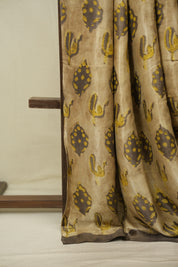 Beige HBP Modal Silk Saree - SRBMSS724