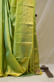 Pista Green Kanjivaram Silk Saree - SRPGKSS1006