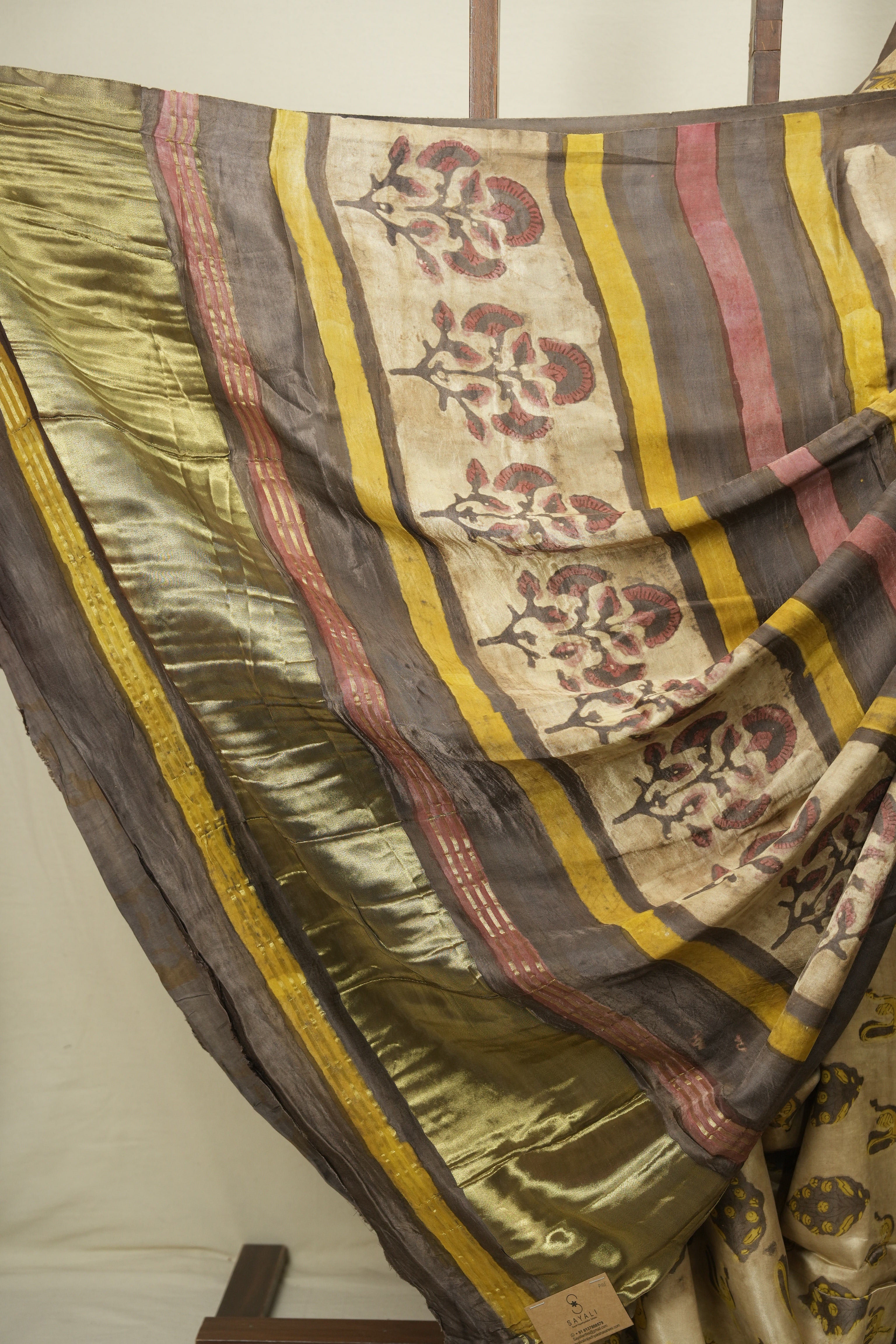 Beige HBP Modal Silk Saree - SRBMSS724