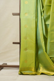 Pista Green Kanjivaram Silk Saree - SRPGKSS1006