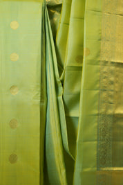 Pista Green Kanjivaram Silk Saree - SRPGKSS1006